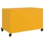 TV-Möbel aus kaltgewalztem Stahl in Senfgelb, 68x39x43,5 cm. von , TV-Möbel - Ref: Foro24-846641, Preis: 65,57 €, Rabatt: %
