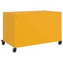 TV-Möbel aus kaltgewalztem Stahl in Senfgelb, 68x39x43,5 cm. von , TV-Möbel - Ref: Foro24-846641, Preis: 66,33 €, Rabatt: %