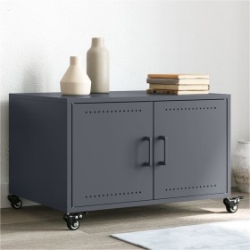 Mesa de centro acero laminado en frío antracita 68x50x43,5 cm de , Mesas de centro - Ref: Foro24-846688, Precio: 68,07 €, Des...