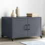 Kaltgewalzter Stahllaminattisch in Anthrazit 68x50x43,5 cm von , Couchtisch - Ref: Foro24-846688, Preis: 68,07 €, Rabatt: %