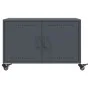 Kaltgewalzter Stahllaminattisch in Anthrazit 68x50x43,5 cm von , Couchtisch - Ref: Foro24-846688, Preis: 66,96 €, Rabatt: %