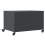 Kaltgewalzter Stahllaminattisch in Anthrazit 68x50x43,5 cm von , Couchtisch - Ref: Foro24-846688, Preis: 68,07 €, Rabatt: %