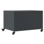 Kaltgewalzter Stahllaminattisch in Anthrazit 68x50x43,5 cm von , Couchtisch - Ref: Foro24-846688, Preis: 66,96 €, Rabatt: %