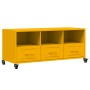 TV-Möbel aus kaltgewalztem gelbem Stahl, 100,5x39x43,5 cm. von , TV-Möbel - Ref: Foro24-846695, Preis: 119,02 €, Rabatt: %
