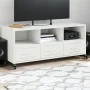 TV-Möbel aus kaltgewalztem Stahl in Weiß 100,5x39x43,5 cm von , TV-Möbel - Ref: Foro24-846697, Preis: 116,44 €, Rabatt: %