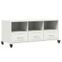 TV-Möbel aus kaltgewalztem Stahl in Weiß 100,5x39x43,5 cm von , TV-Möbel - Ref: Foro24-846697, Preis: 118,00 €, Rabatt: %