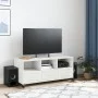 TV-Möbel aus kaltgewalztem Stahl in Weiß 100,5x39x43,5 cm von , TV-Möbel - Ref: Foro24-846697, Preis: 116,44 €, Rabatt: %