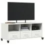 TV-Möbel aus kaltgewalztem Stahl in Weiß 100,5x39x43,5 cm von , TV-Möbel - Ref: Foro24-846697, Preis: 116,44 €, Rabatt: %