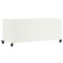 Mueble para TV acero laminado en frío blanco 100,5x39x43,5 cm de , Muebles TV - Ref: Foro24-846697, Precio: 117,94 €, Descuen...