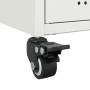 TV-Möbel aus kaltgewalztem Stahl in Weiß 100,5x39x43,5 cm von , TV-Möbel - Ref: Foro24-846697, Preis: 118,00 €, Rabatt: %