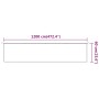 Weiße Vertikalmarkise 60x1200 cm Oxford-Stoff von vidaXL, Sonnenschirme - Ref: Foro24-148156, Preis: 61,23 €, Rabatt: %
