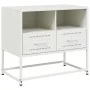 Mueble para TV de acero blanco 68x39x60,5 cm de , Muebles TV - Ref: Foro24-846553, Precio: 67,94 €, Descuento: %