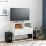 TV-Möbel aus weißem Stahl, 68x39x60,5 cm. von , TV-Möbel - Ref: Foro24-846553, Preis: 67,94 €, Rabatt: %