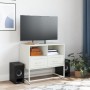 TV-Möbel aus weißem Stahl, 68x39x60,5 cm. von , TV-Möbel - Ref: Foro24-846553, Preis: 68,59 €, Rabatt: %