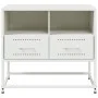 TV-Möbel aus weißem Stahl, 68x39x60,5 cm. von , TV-Möbel - Ref: Foro24-846553, Preis: 67,94 €, Rabatt: %