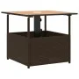 Gartentisch mit hohlem PE-Rattan-Schirmständer in Braun, 55x55x46,5 cm. von , Gartentische - Ref: Foro24-364118, Preis: 69,61...