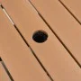 Gartentisch mit hohlem PE-Rattan-Schirmständer in Braun, 55x55x46,5 cm. von , Gartentische - Ref: Foro24-364118, Preis: 69,61...