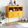 Cold-rolled steel sideboard in yellow, 100.5x39x107 cm by , Sideboards - Ref: Foro24-846593, Price: 131,91 €, Discount: %