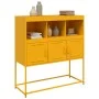 Cold-rolled steel sideboard in yellow, 100.5x39x107 cm by , Sideboards - Ref: Foro24-846593, Price: 131,91 €, Discount: %