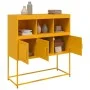 Cold-rolled steel sideboard in yellow, 100.5x39x107 cm by , Sideboards - Ref: Foro24-846593, Price: 131,91 €, Discount: %