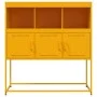 Aparador de acero laminado en frío amarillo 100,5x39x107 cm de , Aparadores - Ref: Foro24-846593, Precio: 133,67 €, Descuento: %