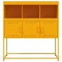 Cold-rolled steel sideboard in yellow, 100.5x39x107 cm by , Sideboards - Ref: Foro24-846593, Price: 133,67 €, Discount: %