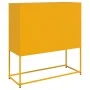 Cold-rolled steel sideboard in yellow, 100.5x39x107 cm by , Sideboards - Ref: Foro24-846593, Price: 131,91 €, Discount: %