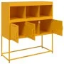 Cold-rolled steel sideboard in yellow, 100.5x39x107 cm by , Sideboards - Ref: Foro24-846593, Price: 131,91 €, Discount: %