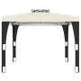 Gazebo with double cream steel roof 2.98x2.98 m by , Tents and gazebos - Ref: Foro24-368440, Price: 254,10 €, Discount: %