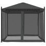 Cenador con paredes de malla acero gris antracita 2,93x2,93 m de , Carpas y cenadores - Ref: Foro24-368435, Precio: 273,70 €,...