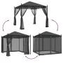 Gazebo with anthracite gray steel mesh walls 2.93x2.93 m by , Tents and gazebos - Ref: Foro24-368435, Price: 324,79 €, Discou...