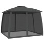 Cenador doble techo paredes malla acero antracita 2,93x2,93 m de , Carpas y cenadores - Ref: Foro24-368449, Precio: 258,01 €,...