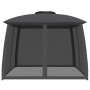 Double-roof gazebo with anthracite steel mesh walls, 2.93x2.93 m by , Tents and gazebos - Ref: Foro24-368449, Price: 258,01 €...