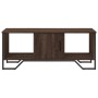 Engineered wood coffee table in brown oak, 100x51x40 cm by , Coffee table - Ref: Foro24-848493, Price: 61,21 €, Discount: %