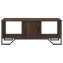 Mitteltisch aus braunem Eichenfurnierholz 100x51x40 cm von , Couchtisch - Ref: Foro24-848493, Preis: 61,21 €, Rabatt: %