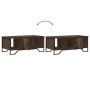 Engineered wood coffee table in brown oak, 100x51x40 cm by , Coffee table - Ref: Foro24-848493, Price: 61,21 €, Discount: %
