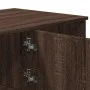 Mitteltisch aus braunem Eichenfurnierholz 100x51x40 cm von , Couchtisch - Ref: Foro24-848493, Preis: 61,21 €, Rabatt: %
