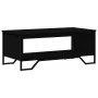 Schwarzer Couchtisch aus Ingenieurholz 100x51x40 cm von , Couchtisch - Ref: Foro24-848479, Preis: 52,71 €, Rabatt: %