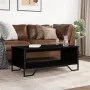 Schwarzer Couchtisch aus Ingenieurholz 100x51x40 cm von , Couchtisch - Ref: Foro24-848479, Preis: 52,71 €, Rabatt: %