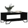 Schwarzer Couchtisch aus Ingenieurholz 100x51x40 cm von , Couchtisch - Ref: Foro24-848479, Preis: 52,71 €, Rabatt: %