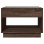 Coffee table with Infinity LED brown oak 70x50x50 cm by , Coffee table - Ref: Foro24-847664, Price: 101,74 €, Discount: %