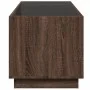 Coffee table with Infinity LED brown oak 70x50x50 cm by , Coffee table - Ref: Foro24-847664, Price: 101,74 €, Discount: %