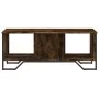 Engineered wood smoked oak coffee table 100x51x40 cm by , Coffee table - Ref: Foro24-848491, Price: 57,60 €, Discount: %