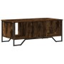 Engineered wood smoked oak coffee table 100x51x40 cm by , Coffee table - Ref: Foro24-848491, Price: 58,29 €, Discount: %