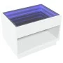 Mitteltisch mit Infinity LED weiß 70x50x50 cm von , Couchtisch - Ref: Foro24-847658, Preis: 100,25 €, Rabatt: %