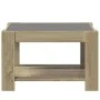 Center table and LED engineered wood Sonoma oak 73x53x45 cm by , Coffee table - Ref: Foro24-847548, Price: 100,67 €, Discount: %