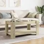 Center table and LED engineered wood Sonoma oak 93x53x45 cm by , Coffee table - Ref: Foro24-847555, Price: 129,03 €, Discount: %