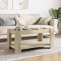 Mesa de centro y LED madera ingeniería roble Sonoma 93x53x45 cm de , Mesas de centro - Ref: Foro24-847555, Precio: 130,27 €, ...