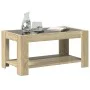 Center table and LED engineered wood Sonoma oak 93x53x45 cm by , Coffee table - Ref: Foro24-847555, Price: 129,03 €, Discount: %