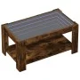 Center table and LED smoked oak engineered wood 93x53x45cm by , Coffee table - Ref: Foro24-847557, Price: 132,24 €, Discount: %